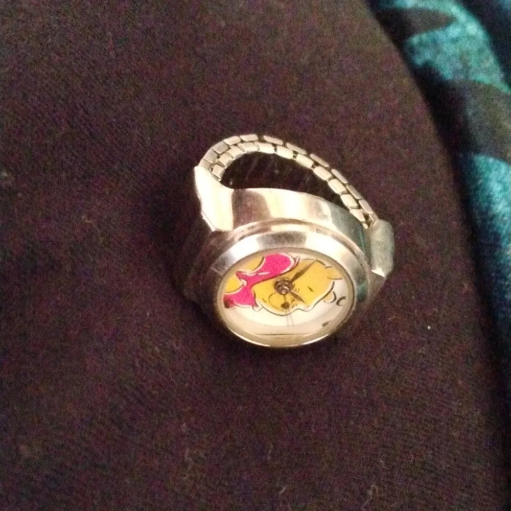 Winnie The Pooh Character Ring Analog Timex Watch. One Size Fits All.